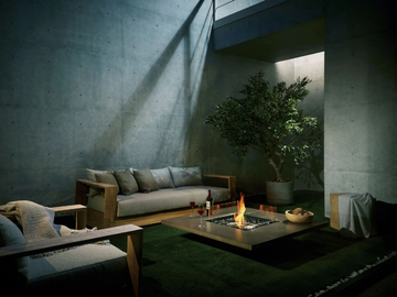 VERTIGO 50 - Freestanding bioethanol or gas fireplace by EcoSmart Fire - view 2